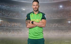 Faf du Plessis - a South African international cricketer